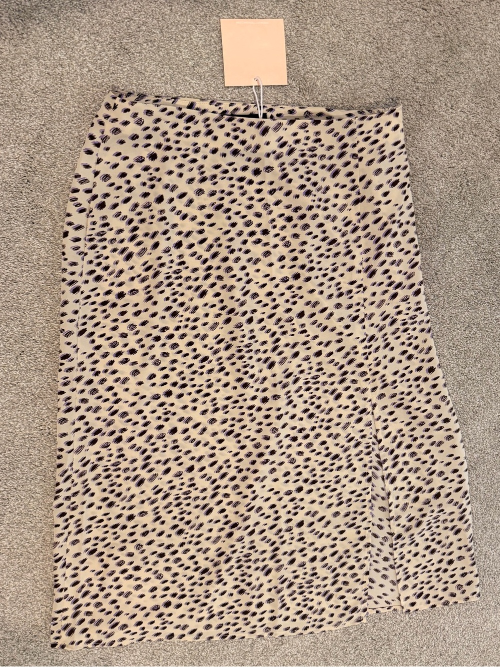 NWT Kittenish Leopard Print Midi Skirt Size Medium
